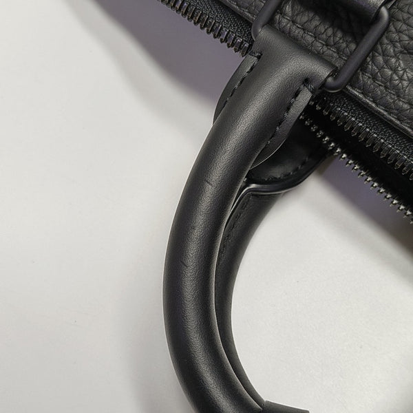 KEEPALL 35 Monogram Calfskin Black