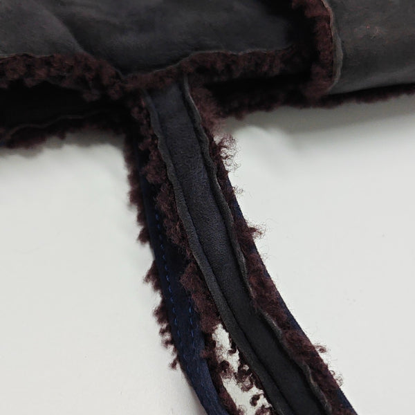 Lambskin Tote Bag Medium Blue