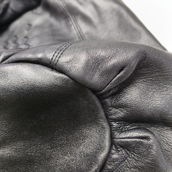 Calfskin Shoulder Bag Black