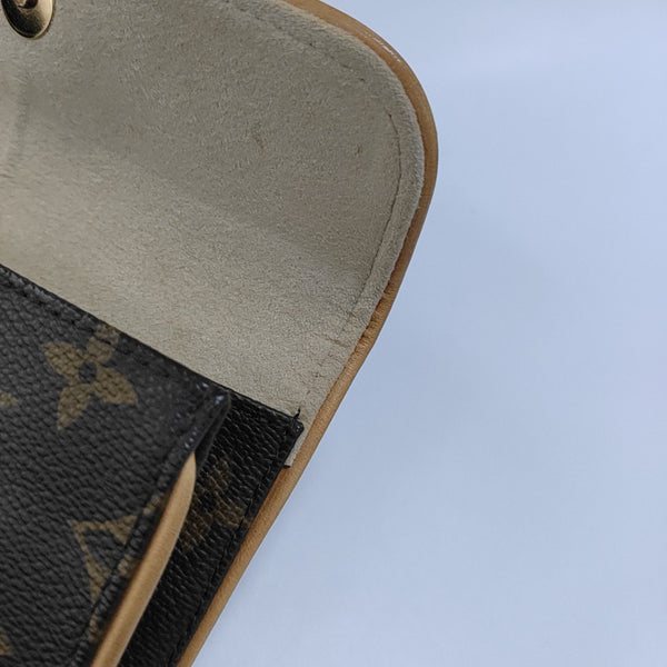 FLORENTINE Monogram Coated Canvas Brown