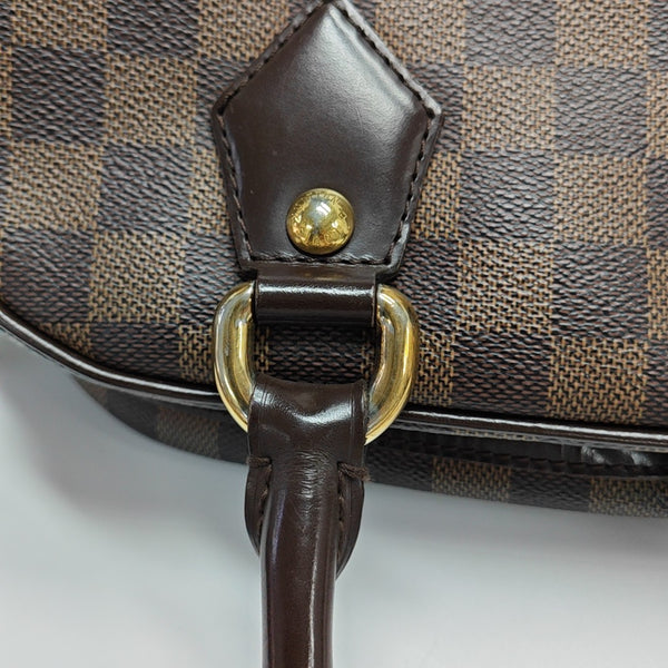 DUOMO Damier Ebene Coated Canvas Brown