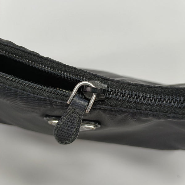 Authenticated pre-owned Re-Edition2000 Mini Nylon Black - Top Handle Bag at Looply