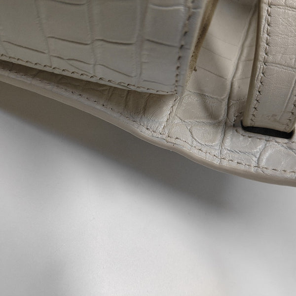 BELLECHASSE Calfskin White