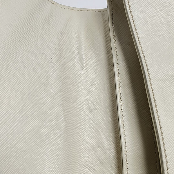 Calfskin Shoulder Bag White