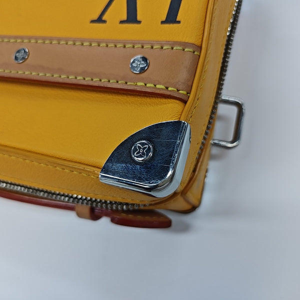 SOFT TRUNK Calfskin Yellow