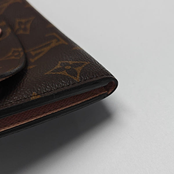 EMILIE Monogram Coated Canvas Brown Wallet