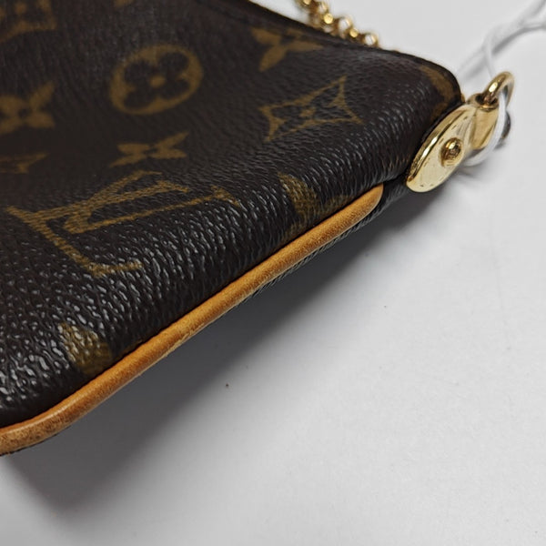 VINTAGE MILLA MM Monogram Coated Canvas Brown