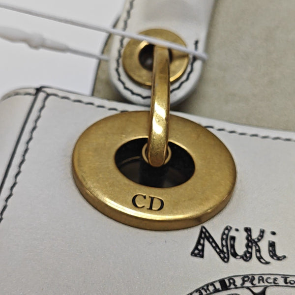 Lady Dior Small Lambskin White