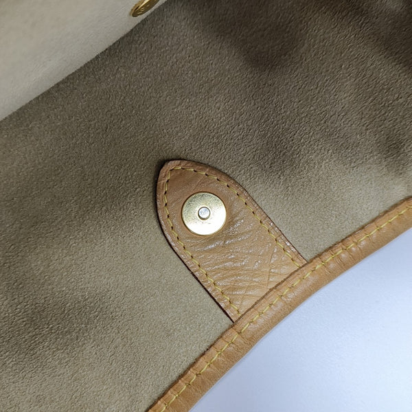 GALLIERA PM Monogram Coated Canvas Brown