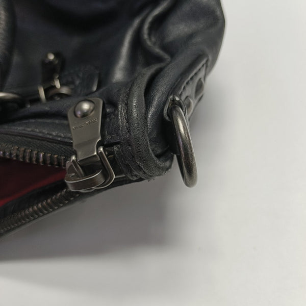 Calfskin Shoulder Bag Black