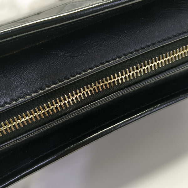 GABRIELLE Medium Quilted Calfskin Black