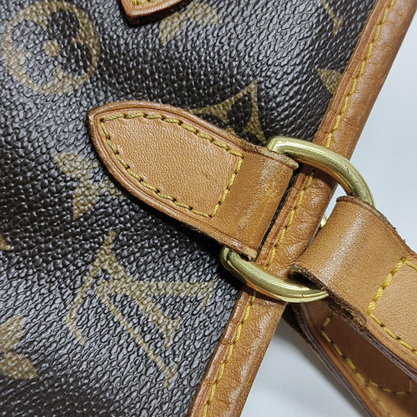 BATIGNOLLES MM Monogram Coated Canvas Brown