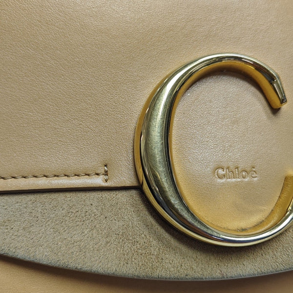 Chloé C Small Calfskin Brown