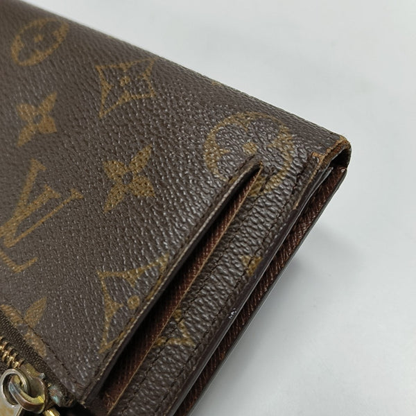 EUGENIE Monogram Coated Canvas Brown Wallet