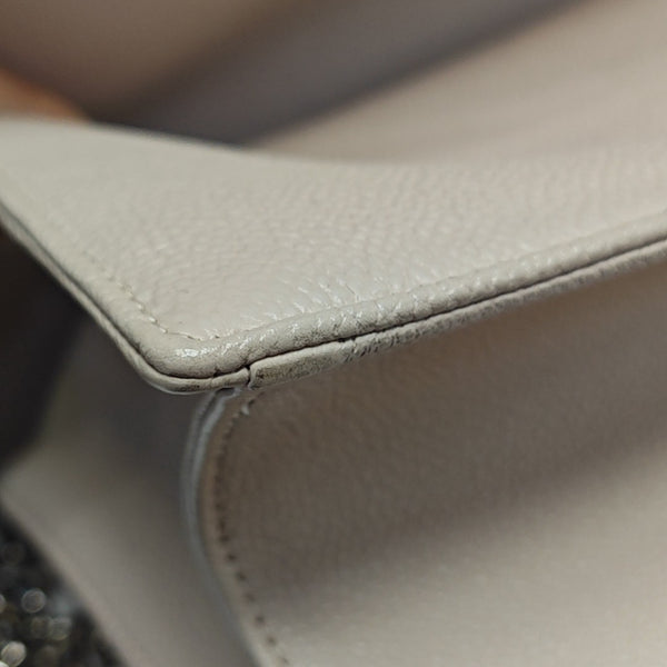 Diorama Medium Cannage Calfskin Pink