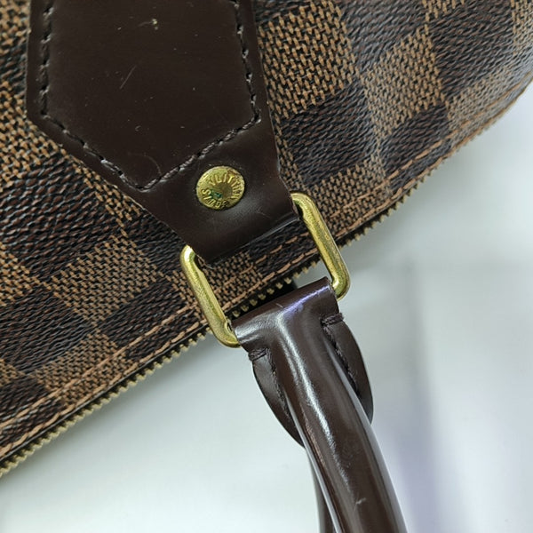 SPEEDY 30 Damier Ebene Coated Canvas Brown