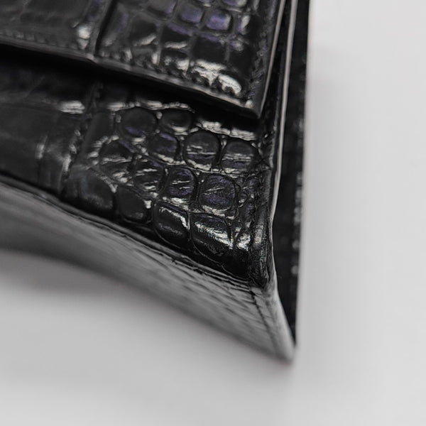 Hourglass S Calfskin Black