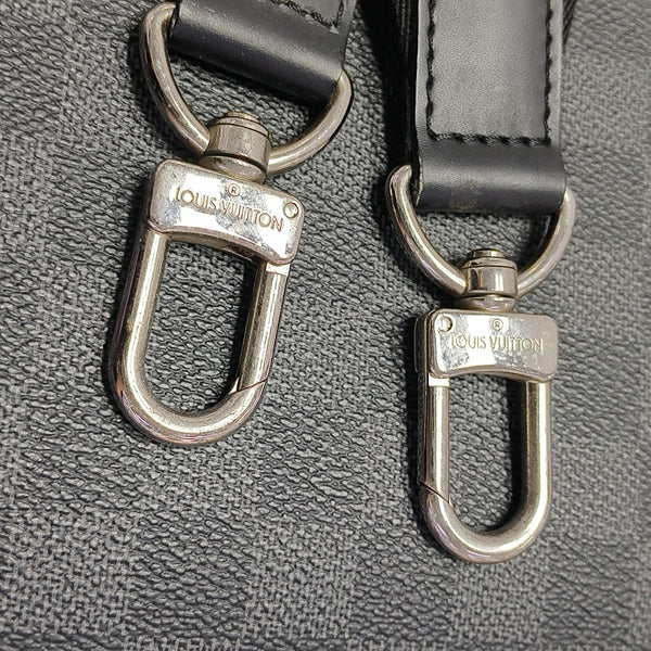 STEEVE Damier Graphite Coated Canvas Gray