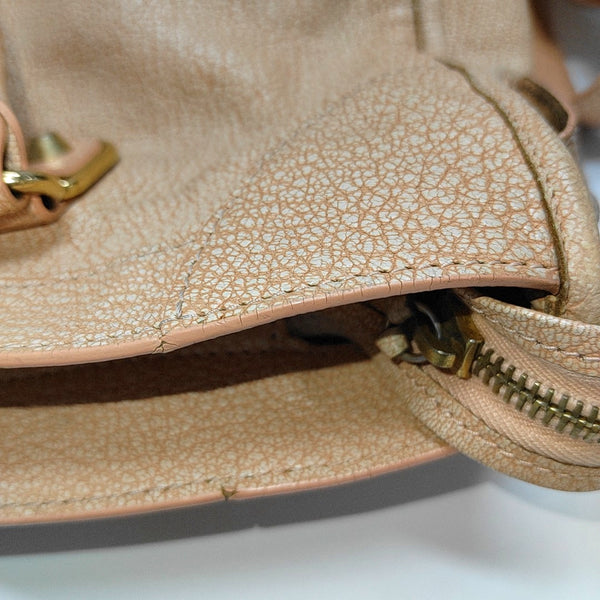 Classic Metallic Edge City Leather Pink