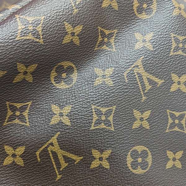 NEVERFULL MM Monogram Coated Canvas Brown