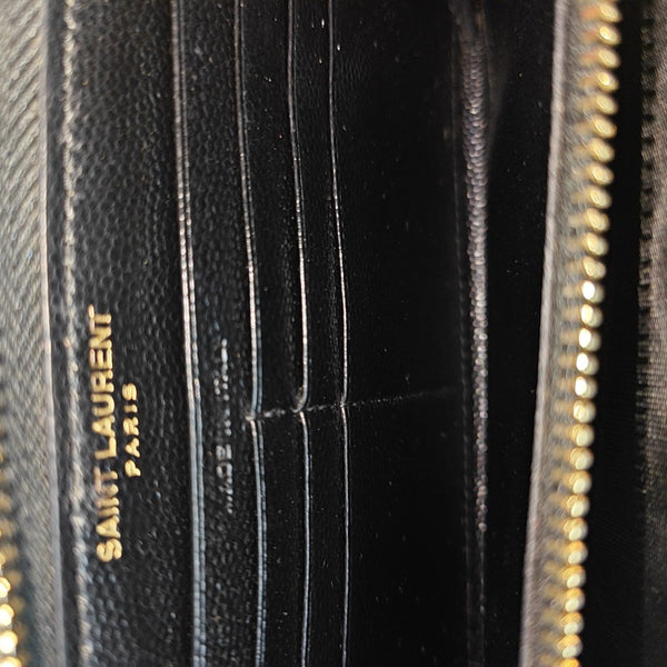MONOGRAM Chevron Calfskin Black