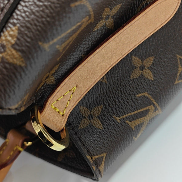 MONTAIGNE Monogram Coated Canvas Brown