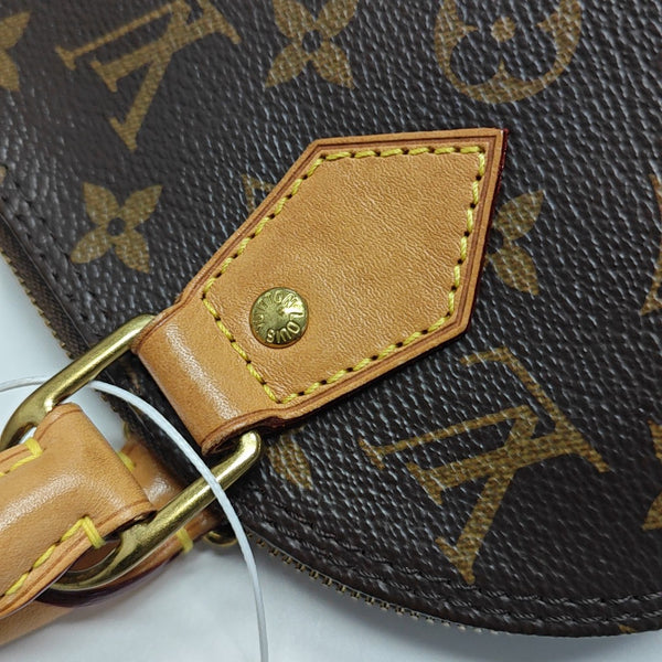 ALMA BB Monogram Coated Canvas Brown
