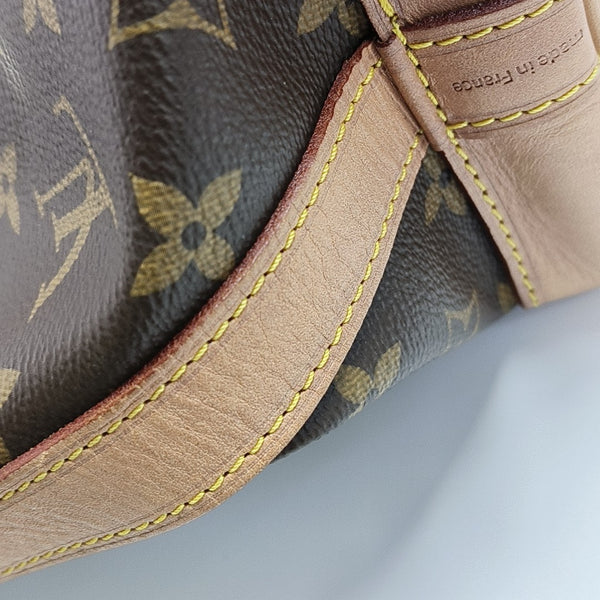 NOÉ BB Monogram Coated Canvas Brown