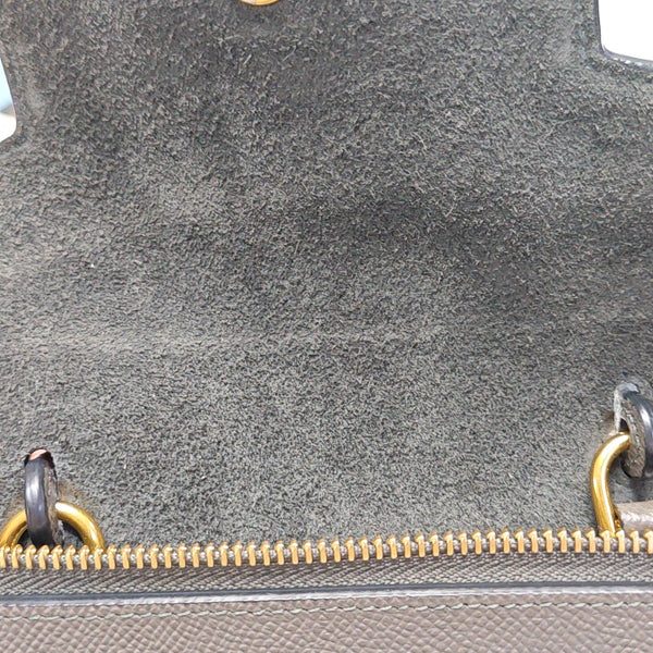 BELT Nano Calfskin Gray