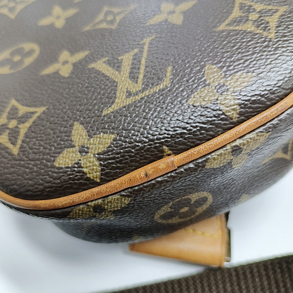 GANGE Monogram Coated Canvas Brown