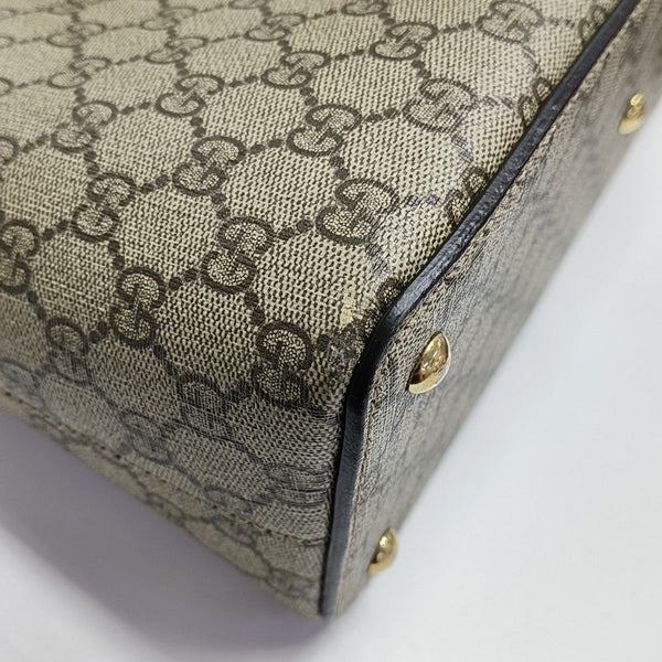 GG Blooms Monogram Coated Canvas Beige