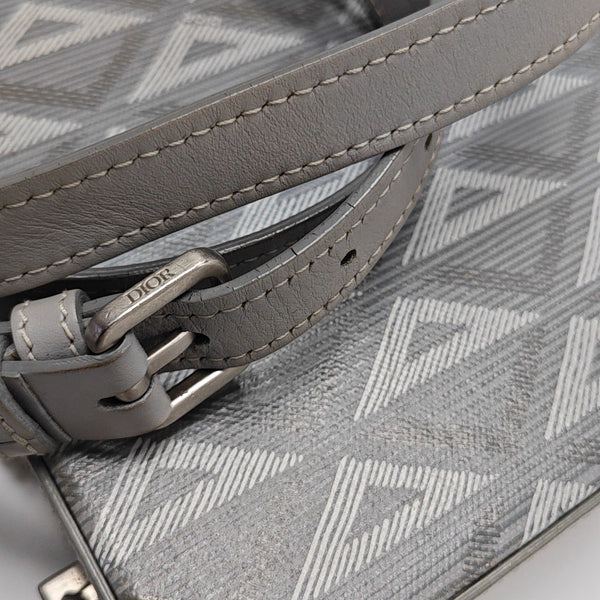 Lock Oblique Coated Canvas Gray