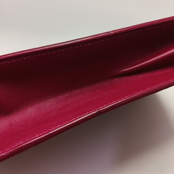 Calfskin Clutch Red