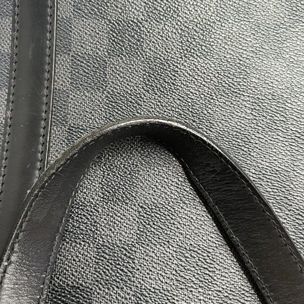 TADAO MM Damier Graphite Coated Canvas Gray