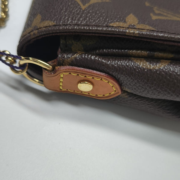 FAVORITE PM Monogram Coated Canvas Brown
