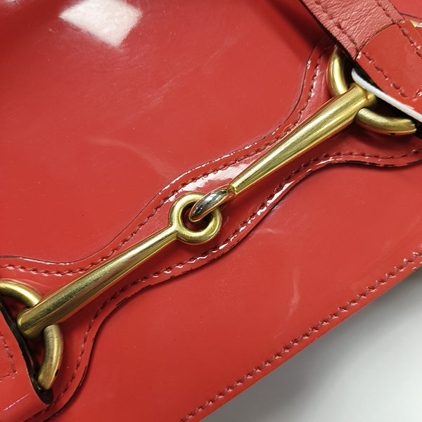 Bright Bit Patent Leather Red