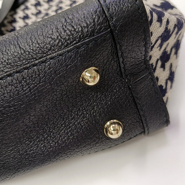 Fabric Top Handle Bag Multicolor