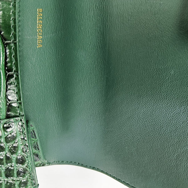 Hourglass S Calfskin Green