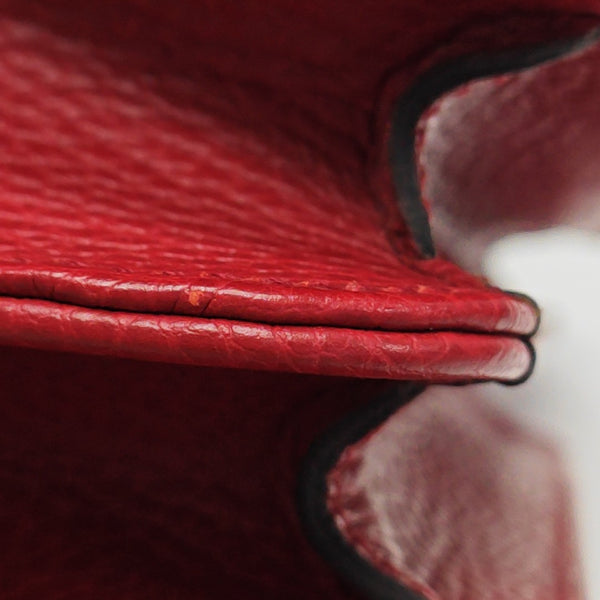 Interlocking G Large Calfskin Red