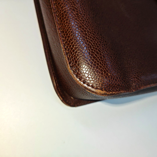 Grained Calfskin Brown