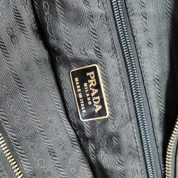 Nylon Shoulder Bag Black