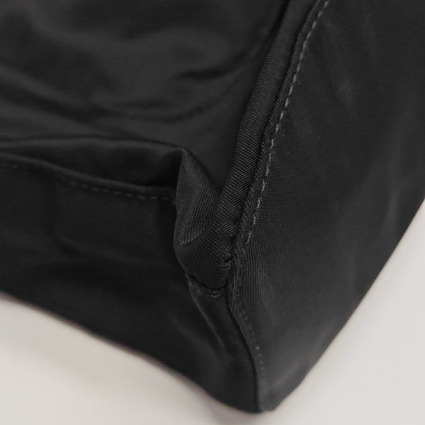 Nylon Top Handle Bag Black