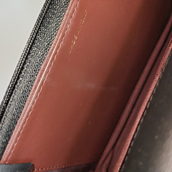 2.55 WOC Quilted Calfskin Black