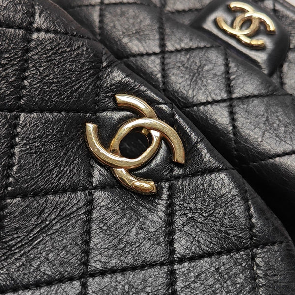 DUMA Quilted Calfskin Black