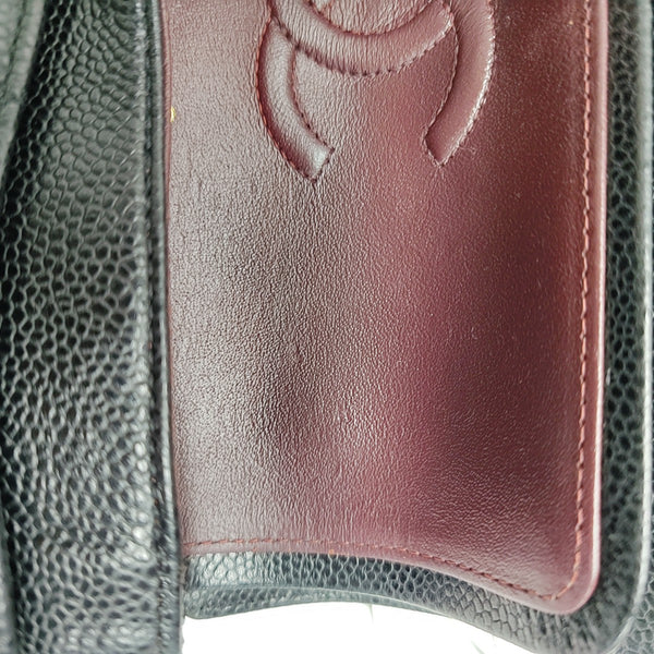 CLASSIC FLAP Small Quilted Grained Calfskin Black