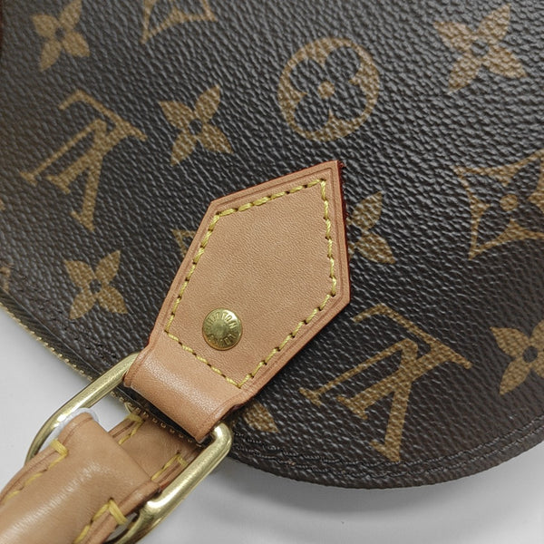 ALMA BB Monogram Coated Canvas Brown