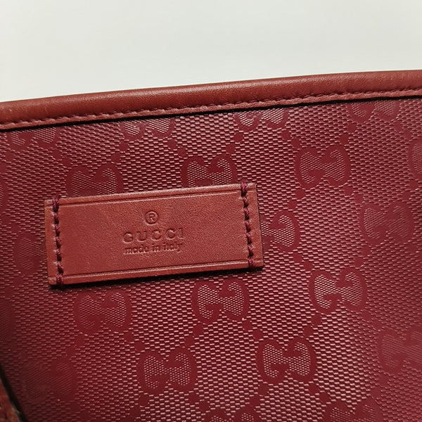 GG Imprime Monogram Coated Canvas Red