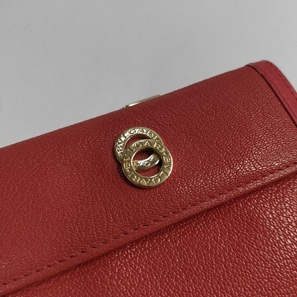 Calfskin Wallet Red