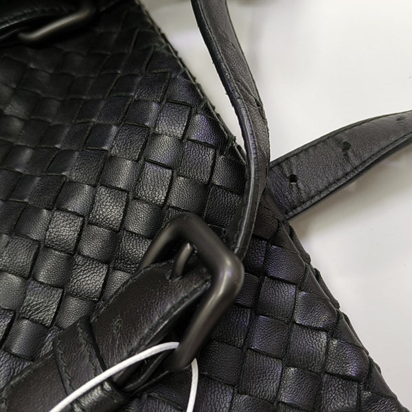 Lambskin Tote Bag Black