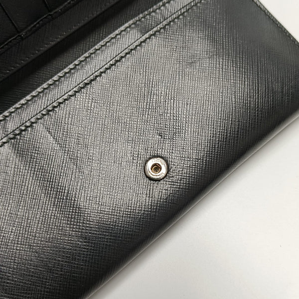Vara Calfskin Black Wallet